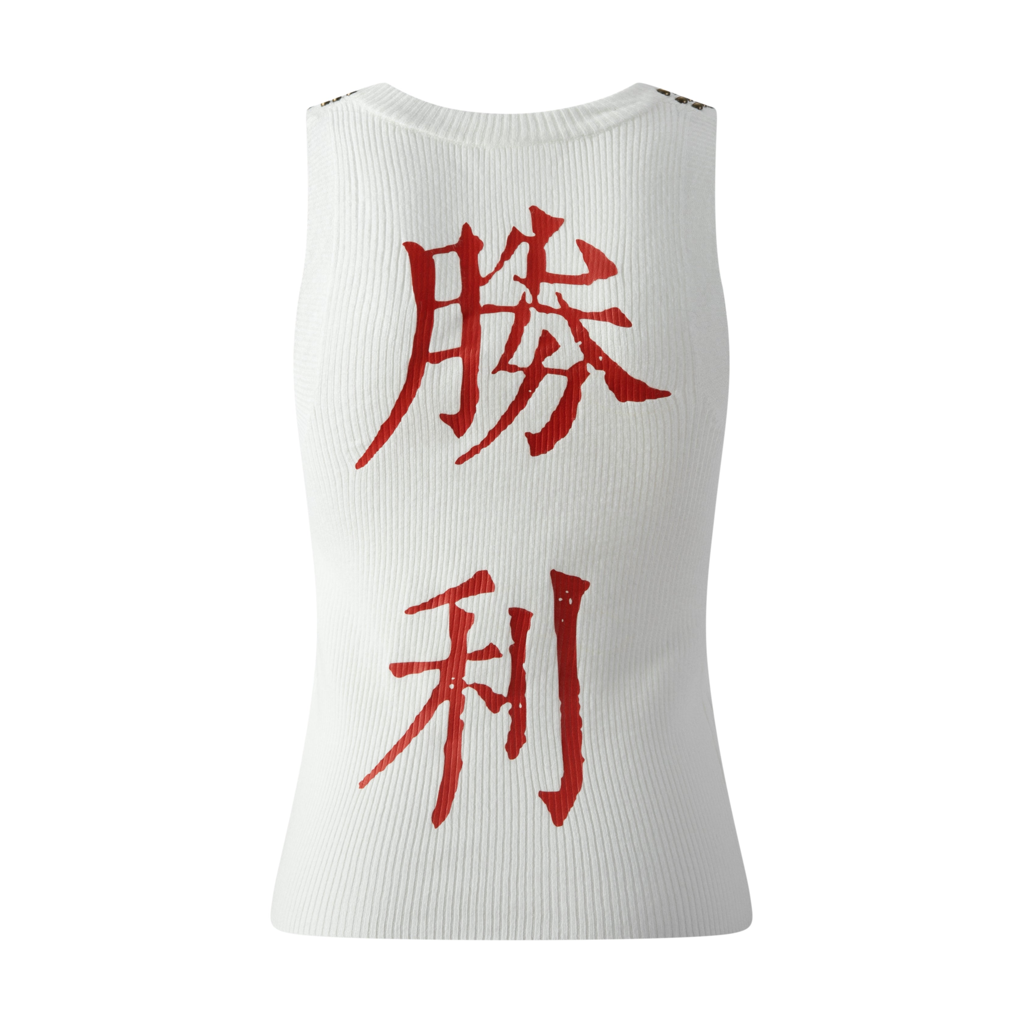 KNIT TANK W "victory"